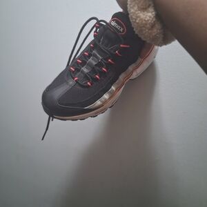 Nike Air Max Black and Red Sneakers